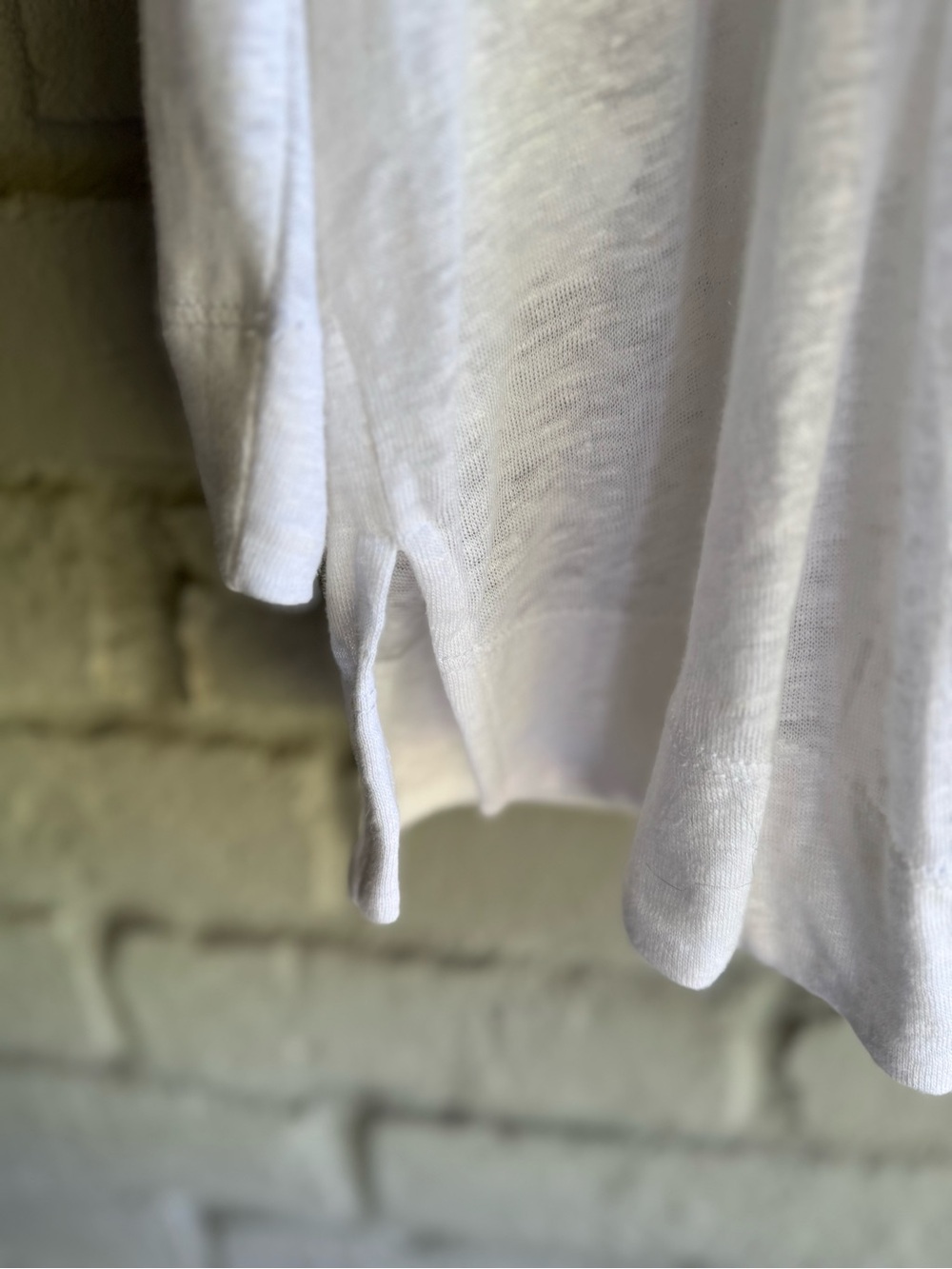 Tahari White 100%  Linen Hooded Open Cardigan NWT Sz 3X long sleeved - Picture 5 of 5